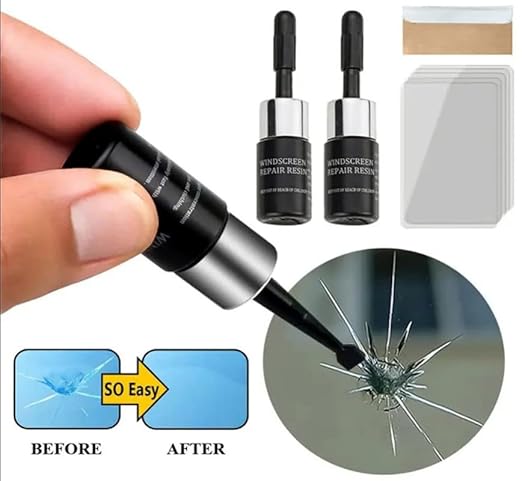 Windshield Repair Kit (pack of 1) -  Fix car glass chips & Minor cracks