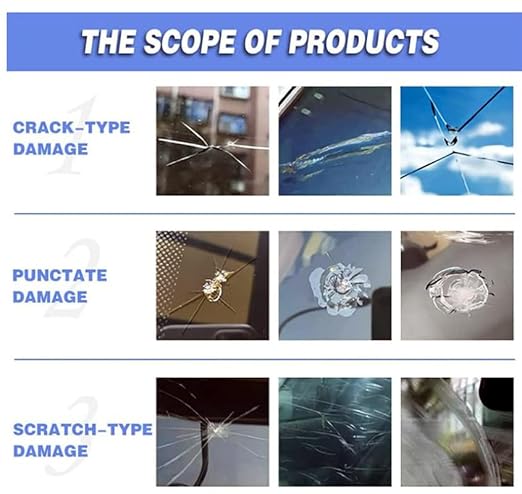 Windshield Repair Kit (pack of 1) -  Fix car glass chips & Minor cracks